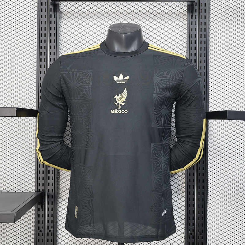 2025/2026 Player Version Long Sleeve Mexico Gold Cup Edition Football Shirt