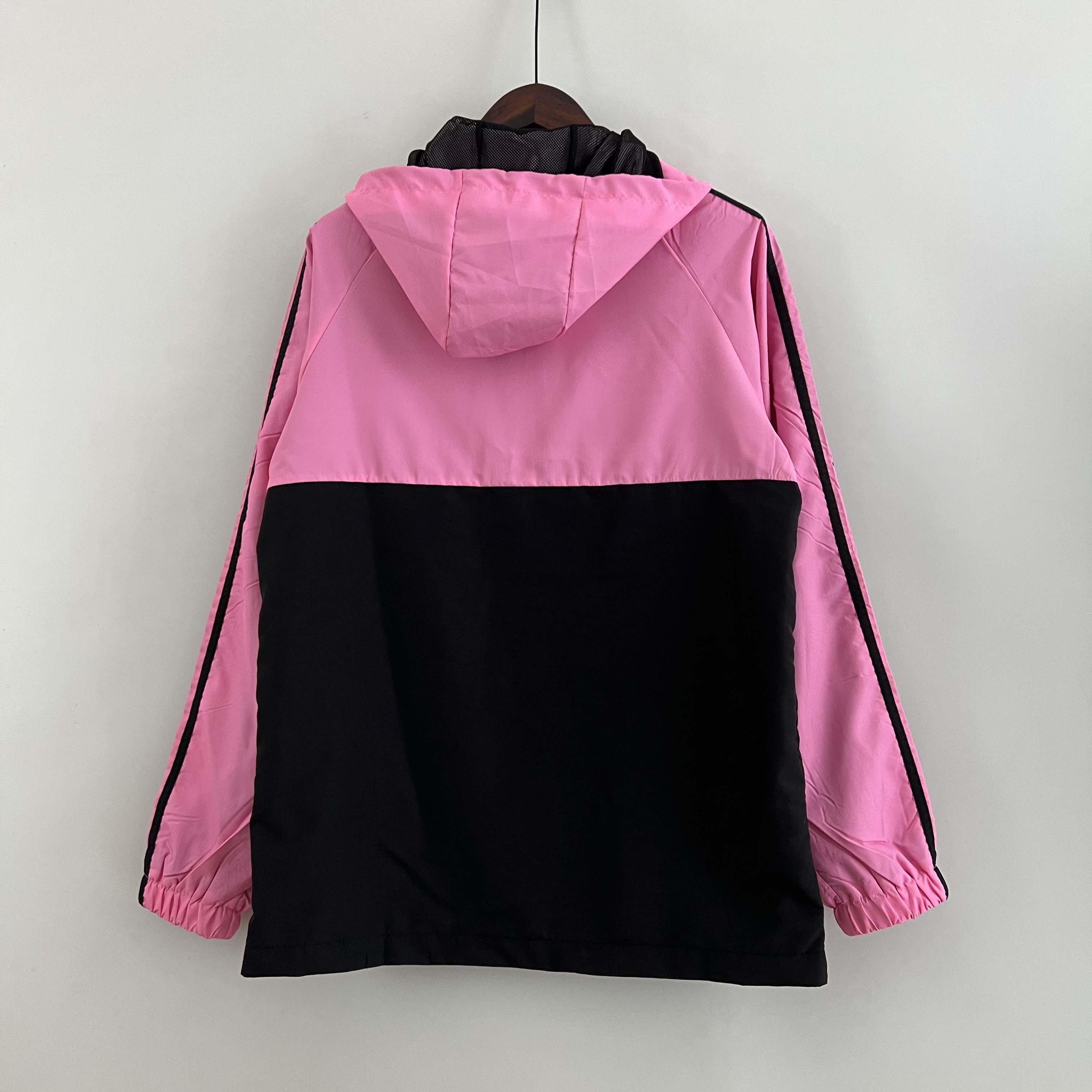 2023 Inter Miami Windbreaker (pink-black) Soccer Jersey 1:1 Thai Quality