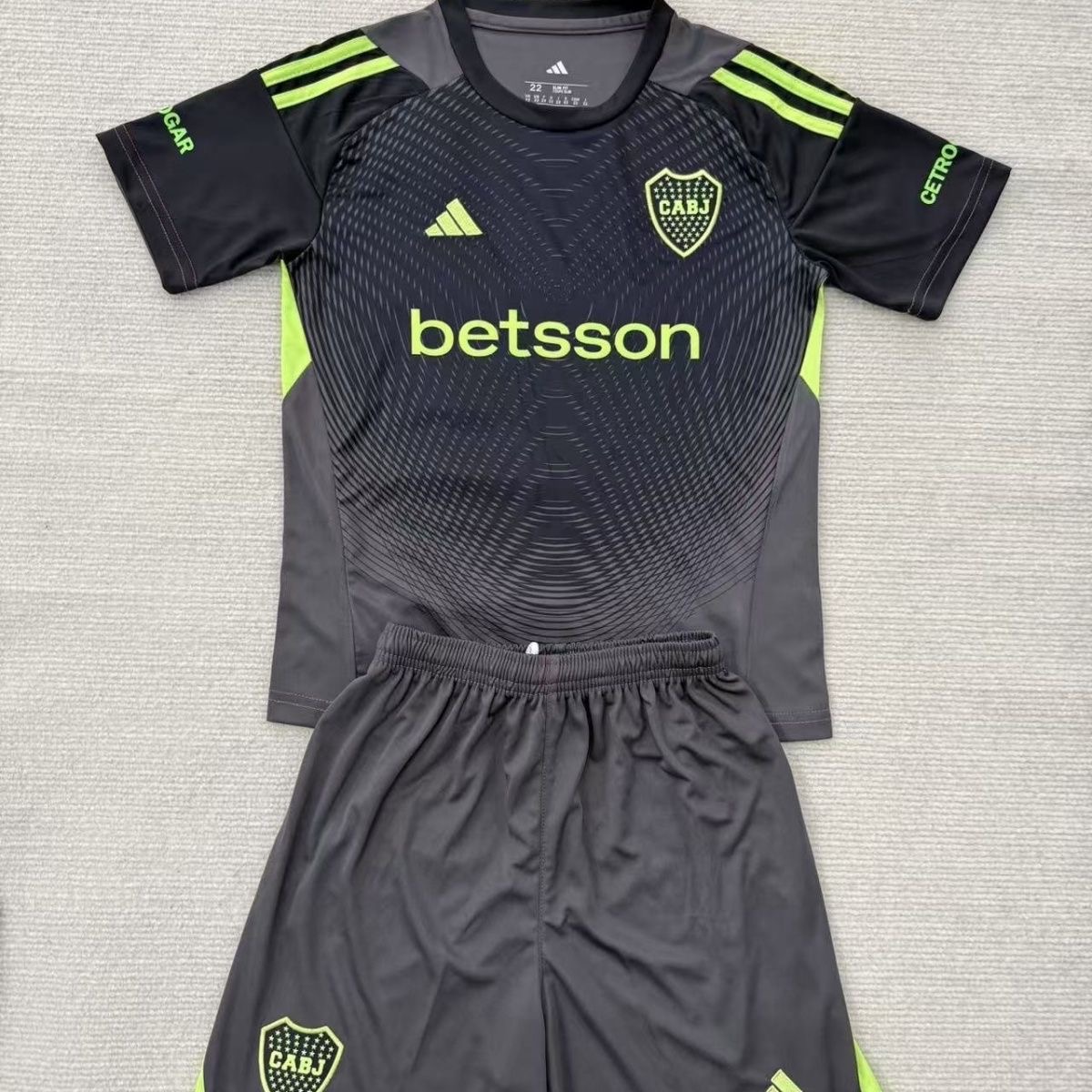 2025/2026 Boca Juniors GoalkeeperFootball Shirt Kids Size 1:1 Thai Quality