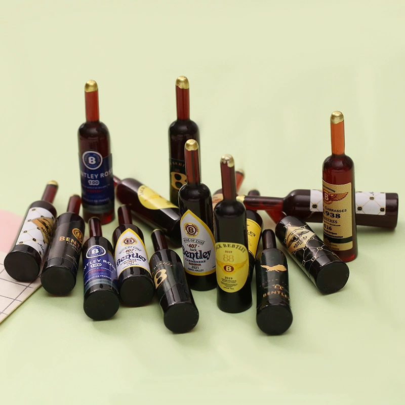 MIX Simulation red wine bottle 45MM*9MM