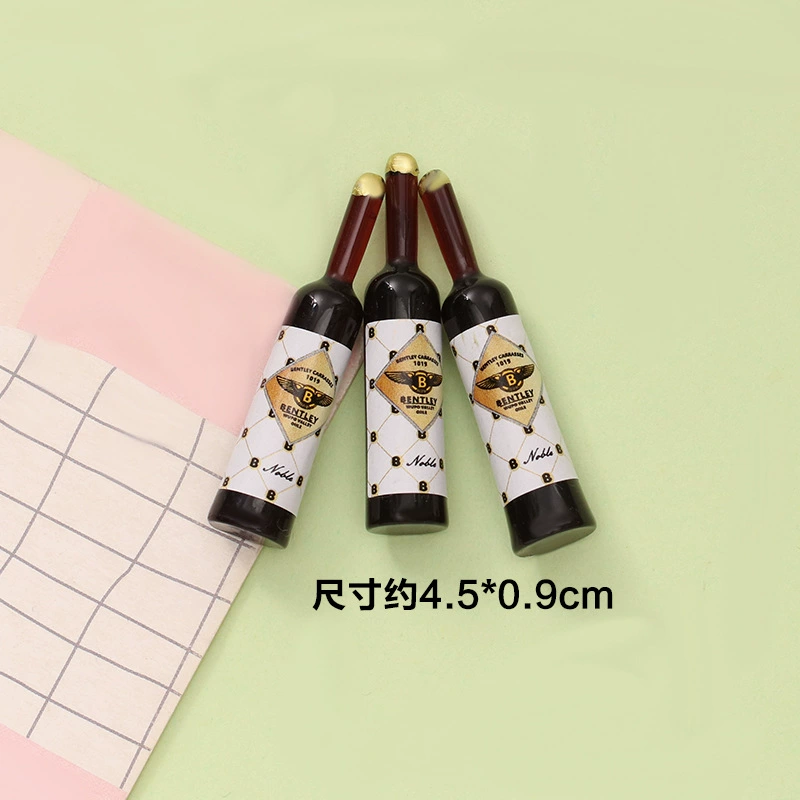 MIX Simulation red wine bottle 45MM*9MM