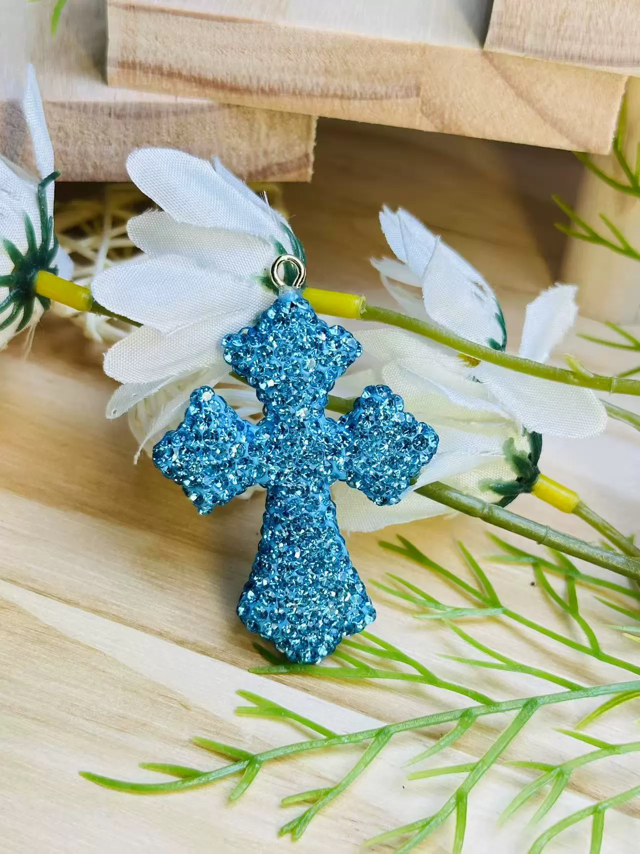 Large Diamond Cross 50MM*38MM