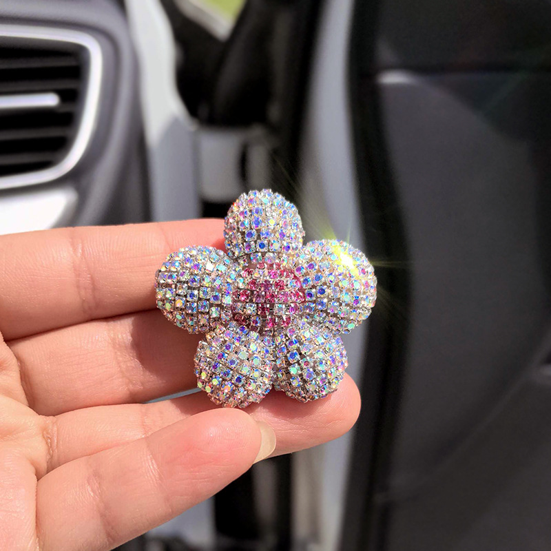 Rhinestone with five petal flower 40MM*40MM