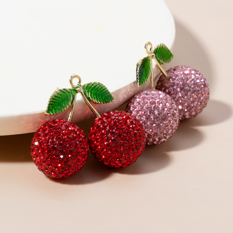 Cherry with diamonds 42MM*35MM