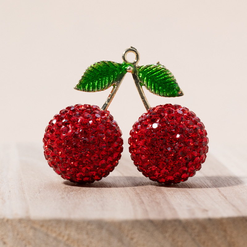 Cherry with diamonds 42MM*35MM