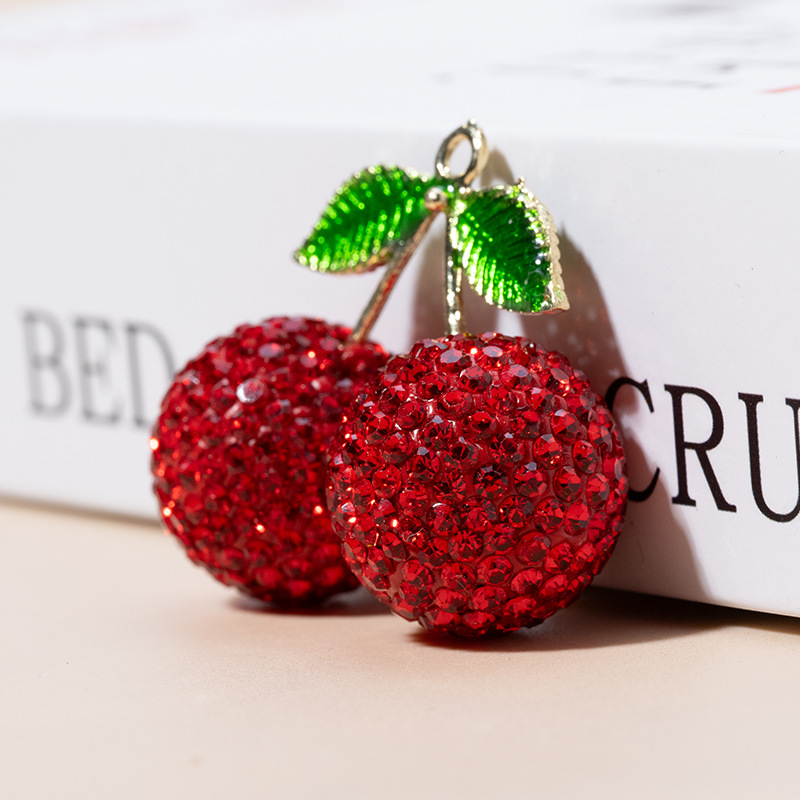 Cherry with diamonds 42MM*35MM