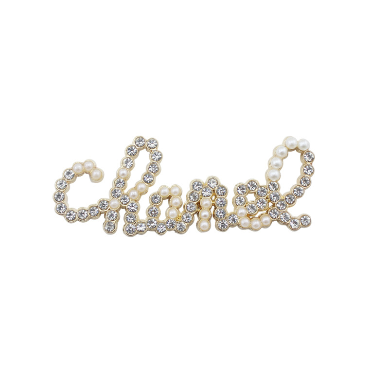 English Letters With Diamonds