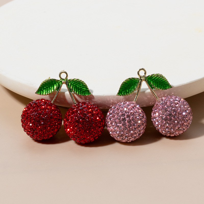 Cherry with diamonds 42MM*35MM