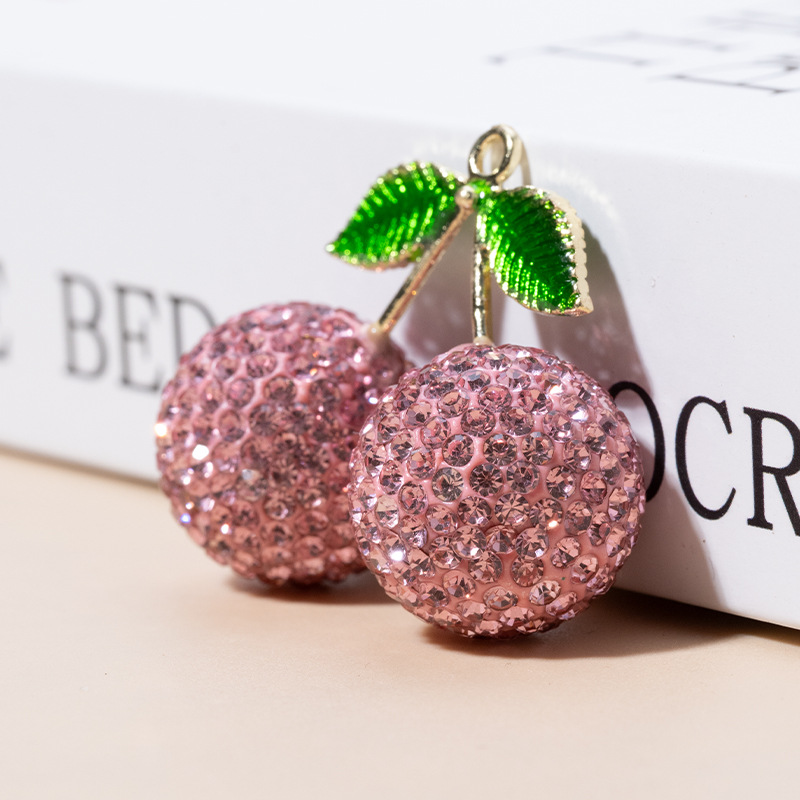 Cherry with diamonds 42MM*35MM