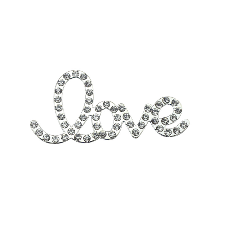 English Letters With Diamonds