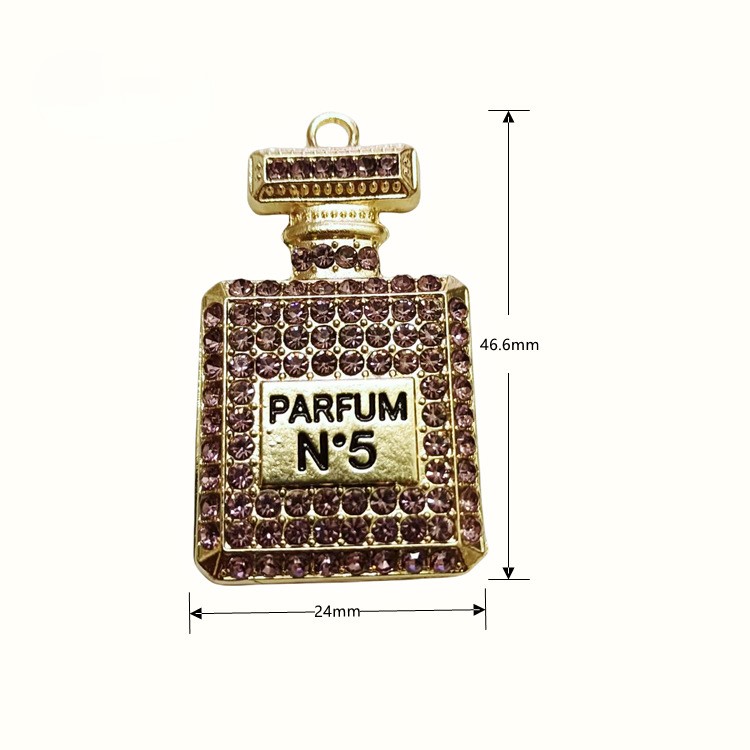 Perfume Bottle With Diamonds 44MM*27MM