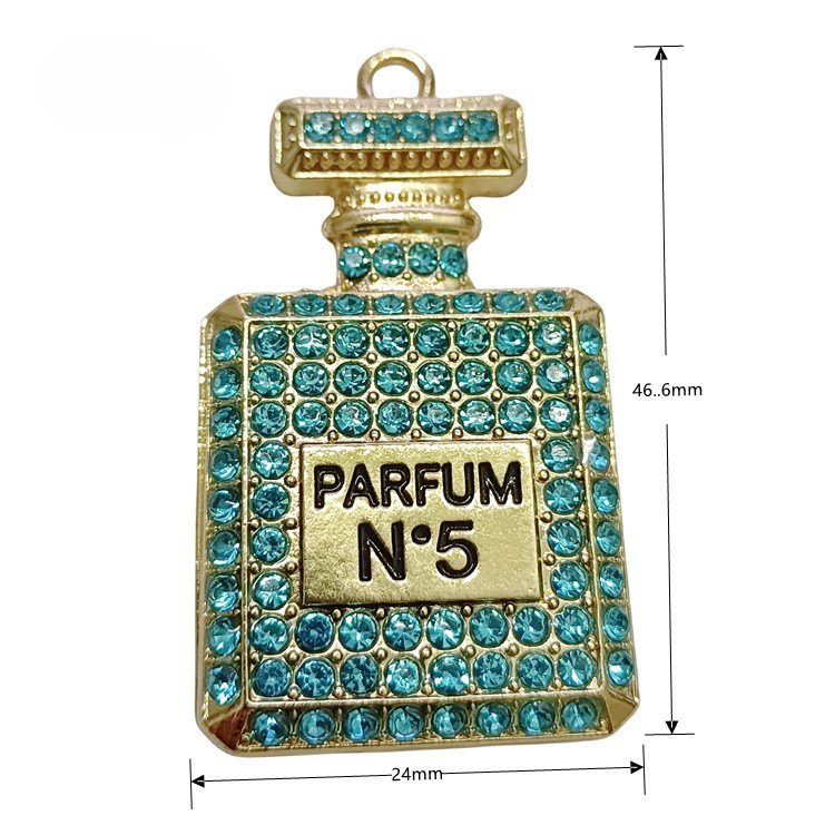 Perfume Bottle With Diamonds 44MM*27MM