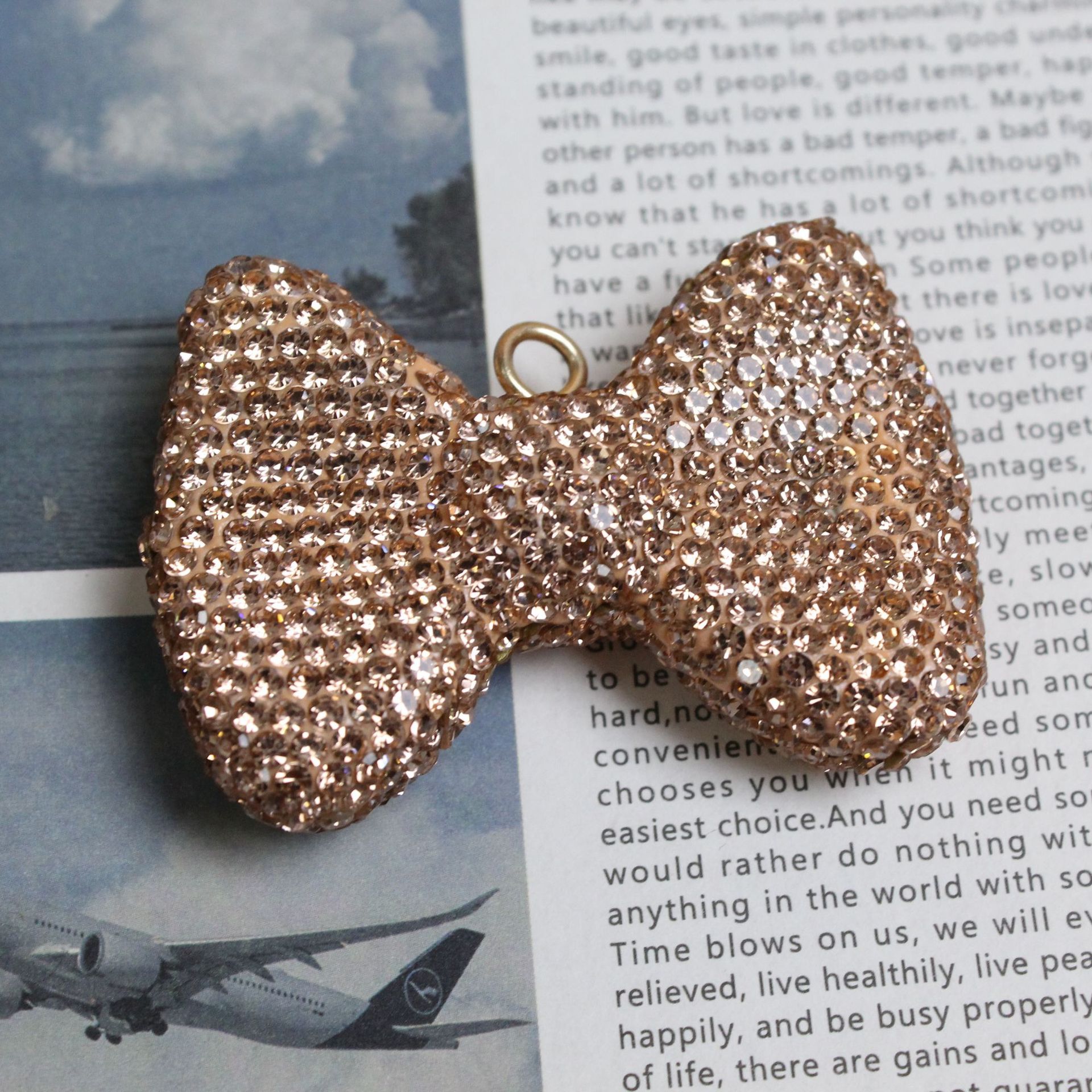 Bow Tie With Diamonds 57MM*42MM