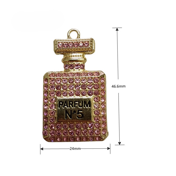 Perfume Bottle With Diamonds 44MM*27MM
