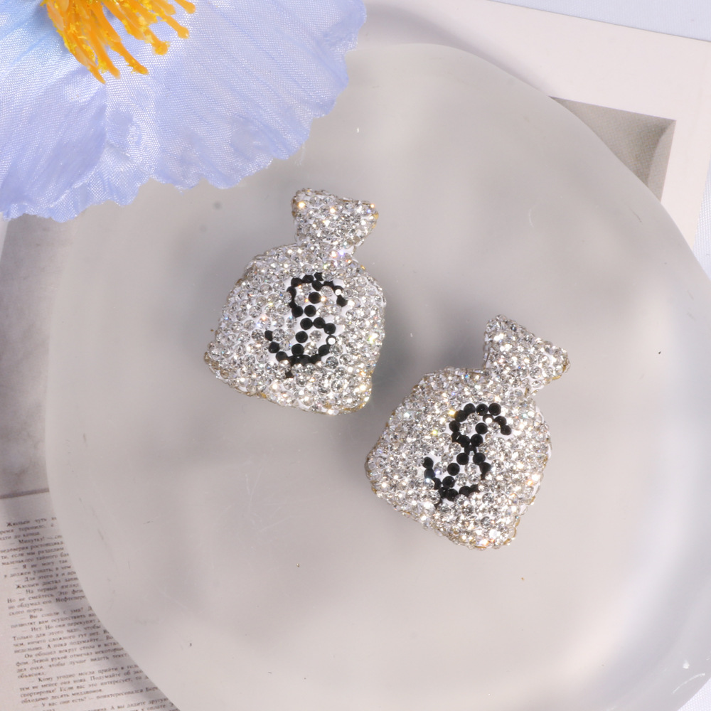 Dollar Sign With Diamonds 32MM*24MM