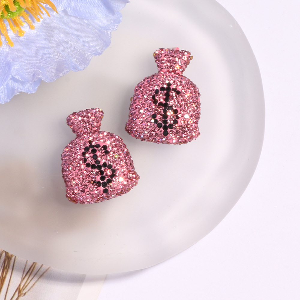 Dollar Sign With Diamonds 32MM*24MM