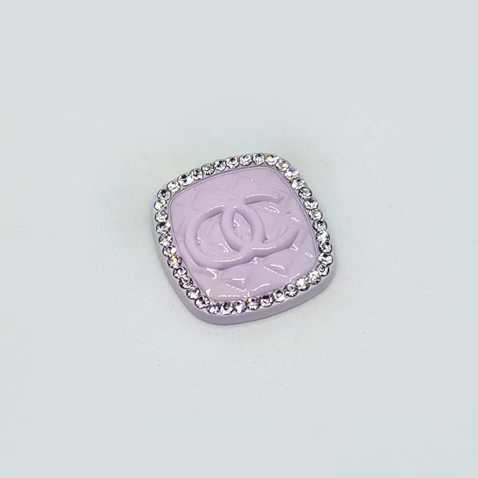 C-Square Double C With Diamonds 22MM*23MM