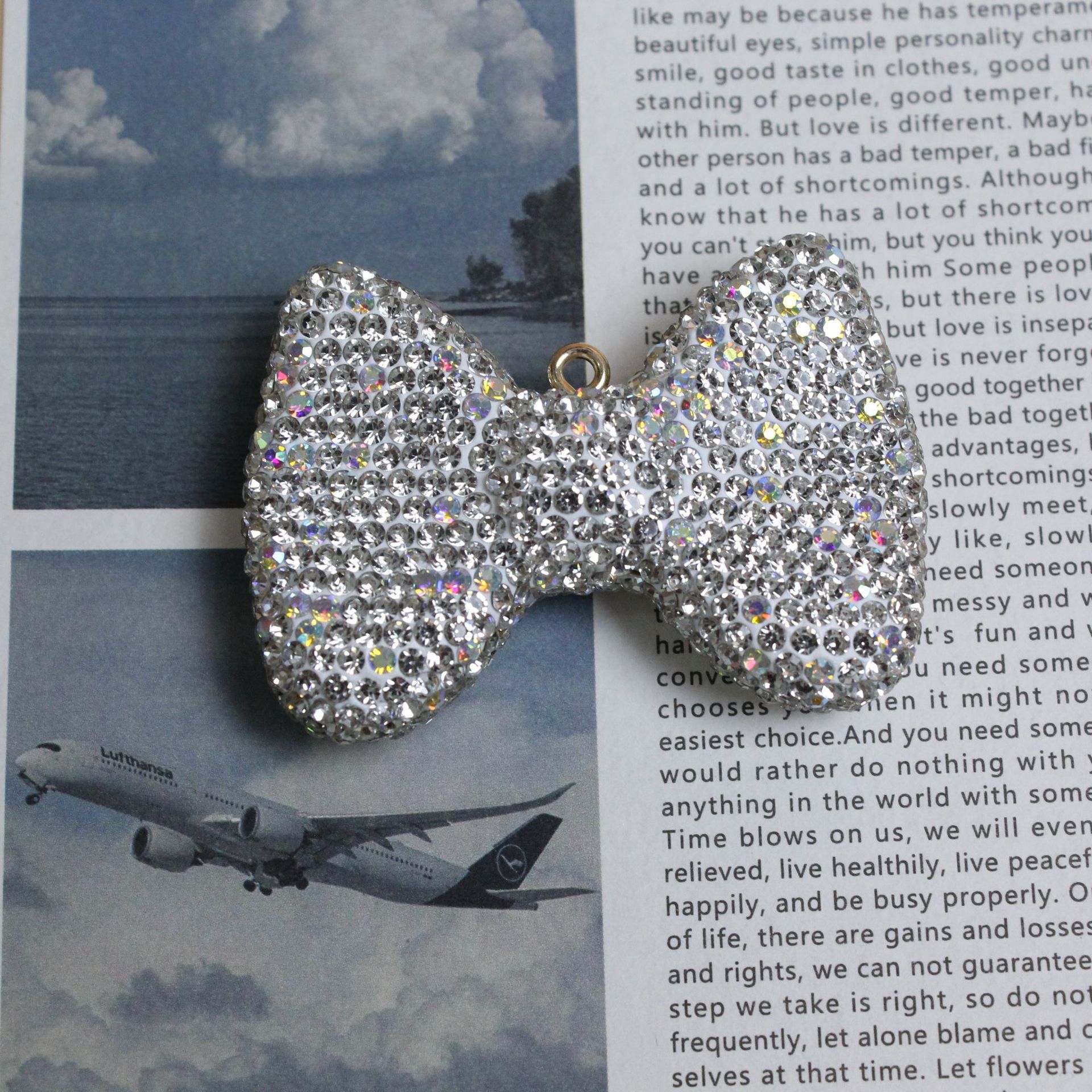 Bow Tie With Diamonds 57MM*42MM