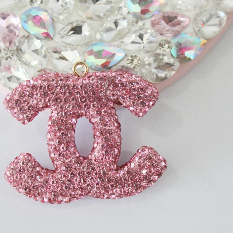 Large CC With Diamonds charms 50MM*45MM