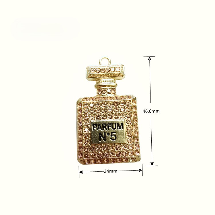 Perfume Bottle With Diamonds 44MM*27MM