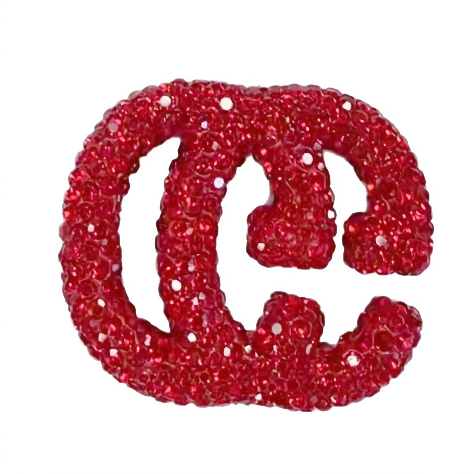 Large GG Ceramic Rhinestones charms 48MM*40MM