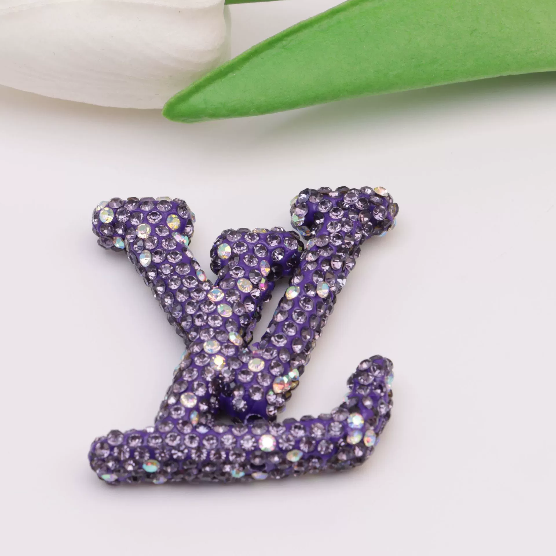 Large L-Ceramic Rhinestones charms with little box 48MM*40MM
