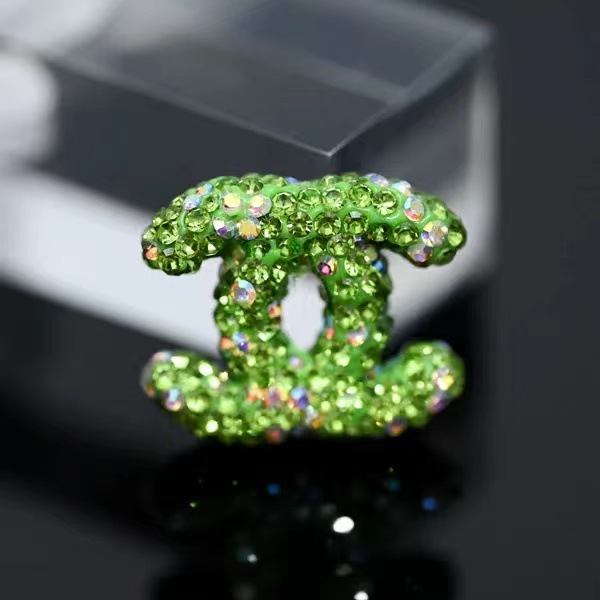 MID SIZE-C-Rhinestone Double C 23MM*21MM