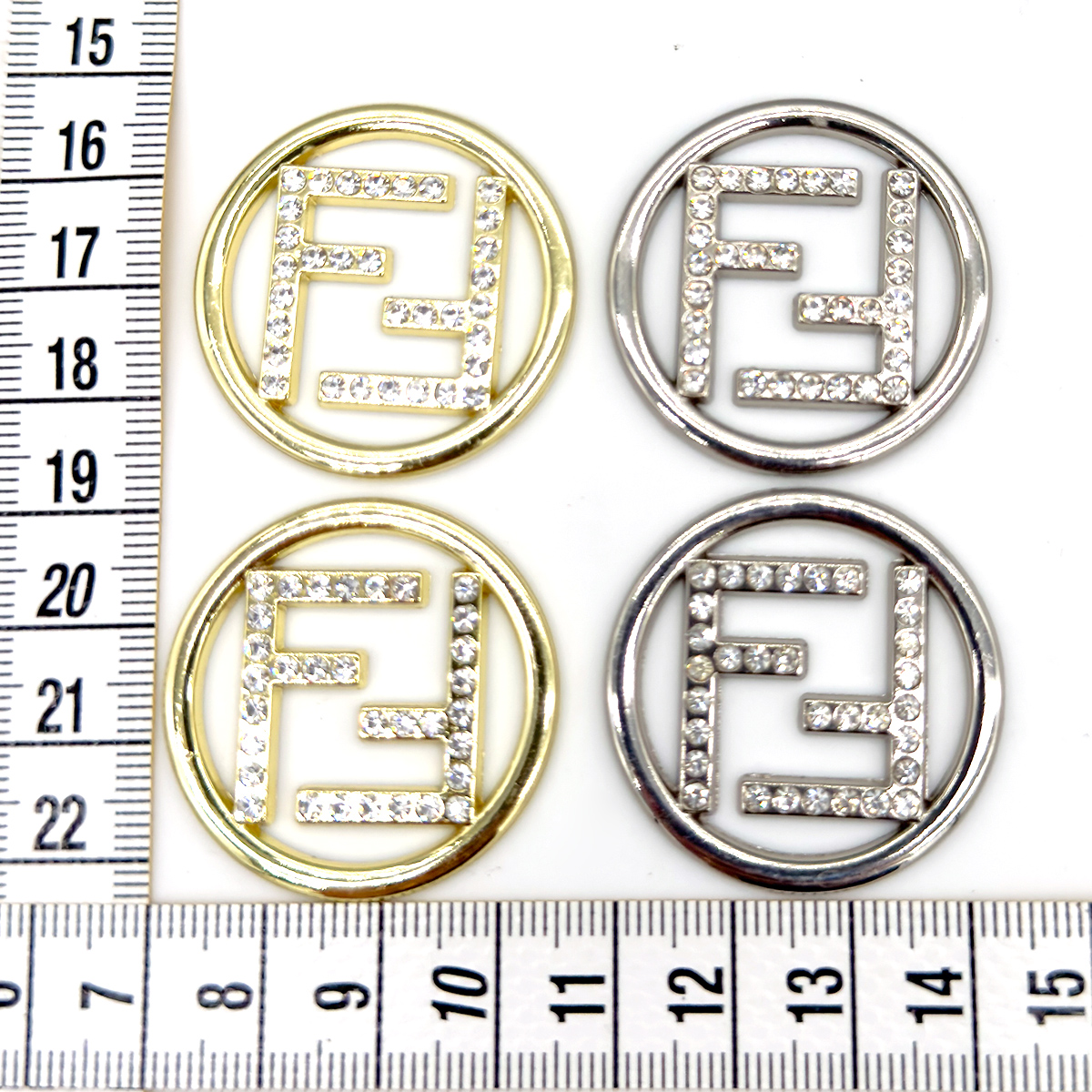 F-Oval With Diamonds 35MM*35MM