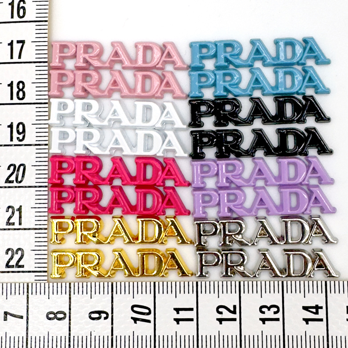 P- Signage metal material 34MM*7MM