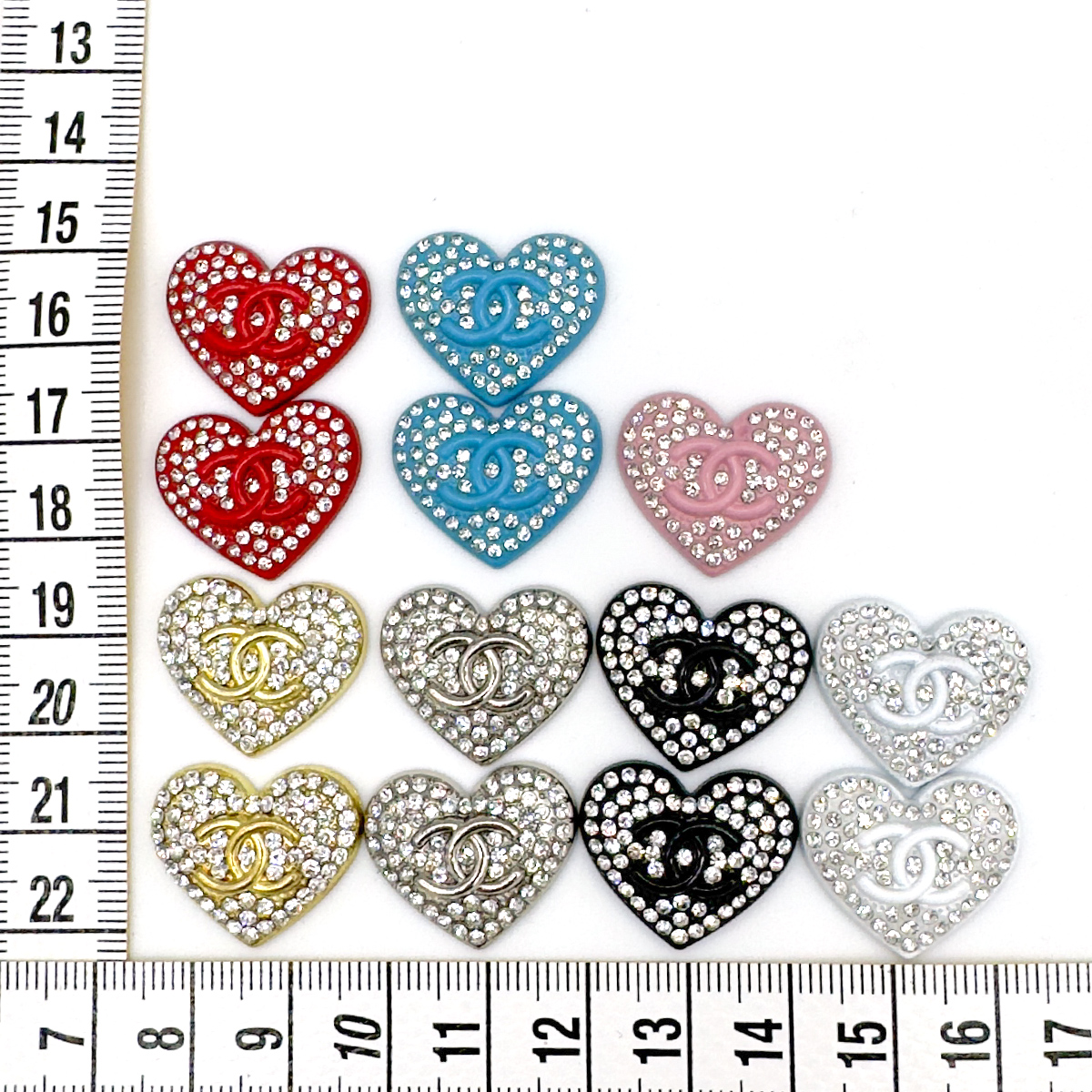 C-Love Shape Double C 22MM*18MM