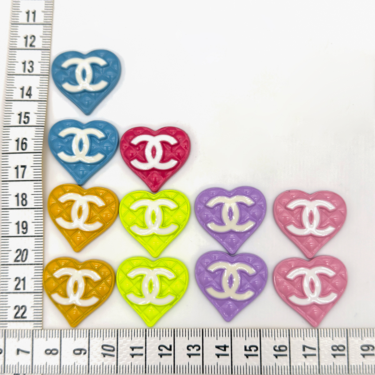 Metal Patches Double C 26MM*24MM