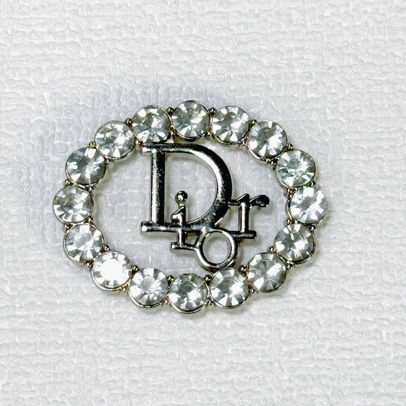 D-Oval Perimeter With Diamonds 42MM*32MM