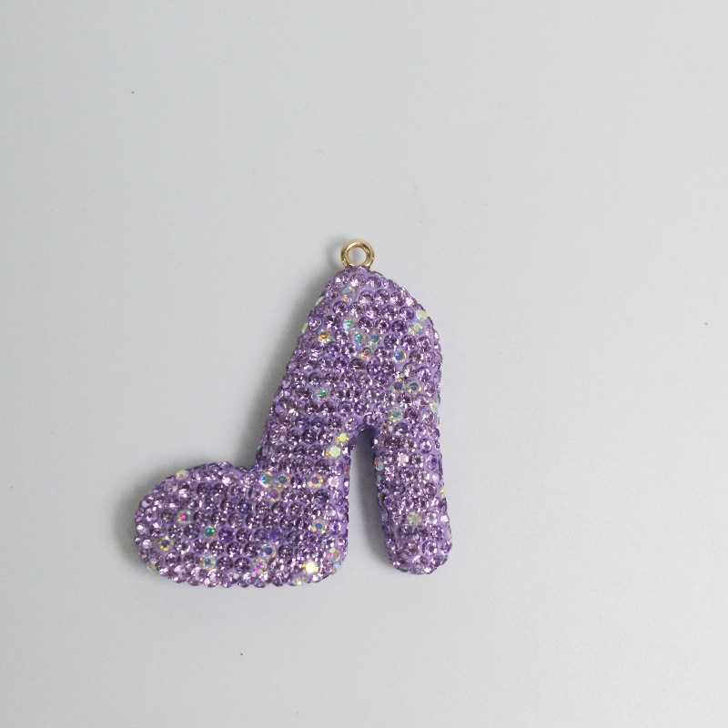 High Heels With Rhinestones  50MM*45MM