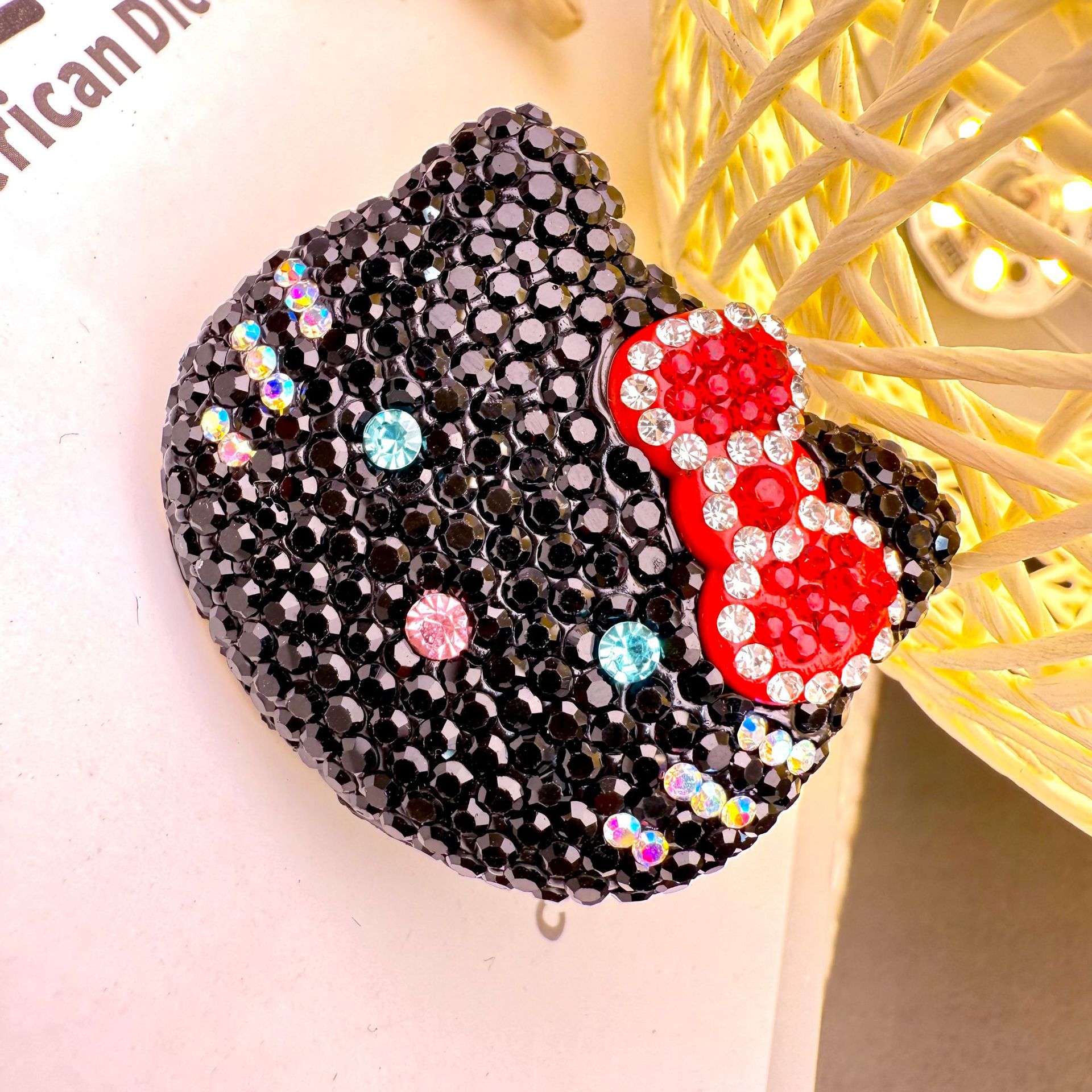 Kitty Head with Rhinestones 60MM*60MM
