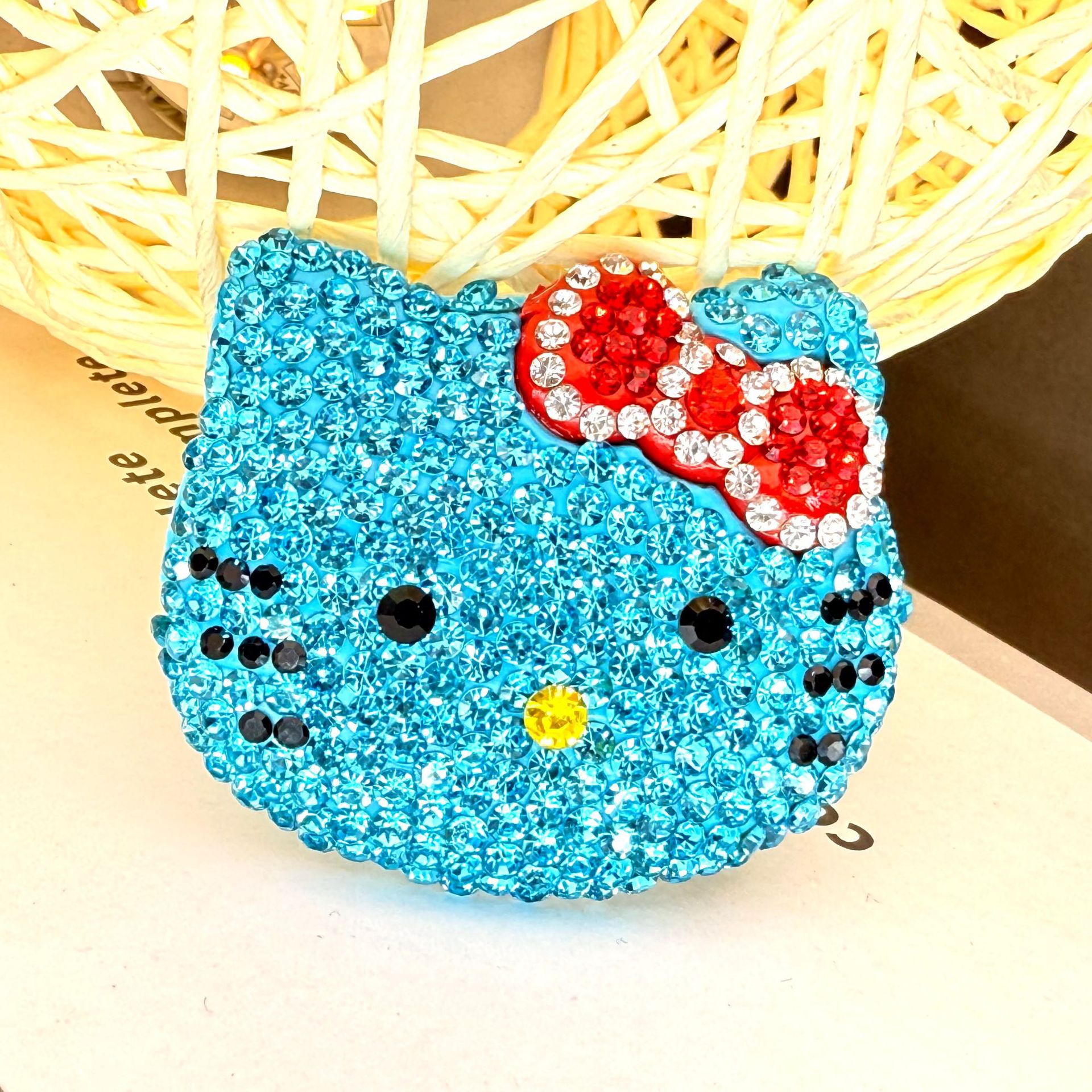 Kitty Head with Rhinestones 60MM*60MM