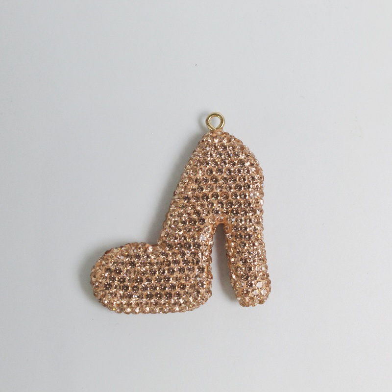 High Heels With Rhinestones  50MM*45MM