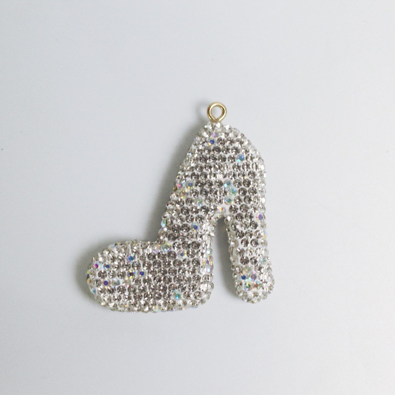 High Heels With Rhinestones  50MM*45MM