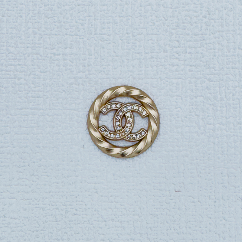 C-Round Shape With Diamonds 24MM*24MM