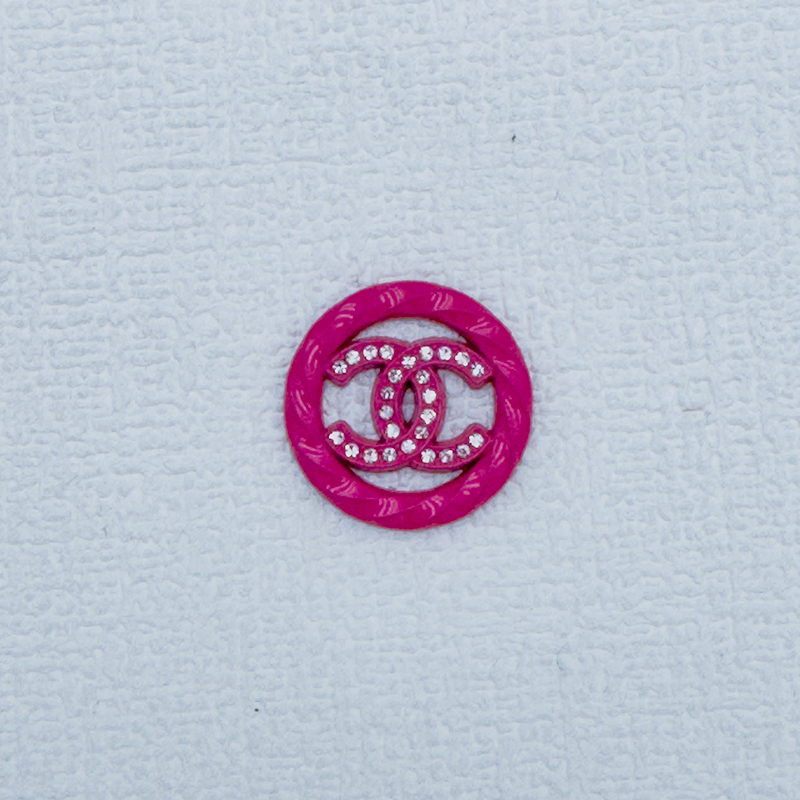 C-Round Shape With Diamonds 24MM*24MM