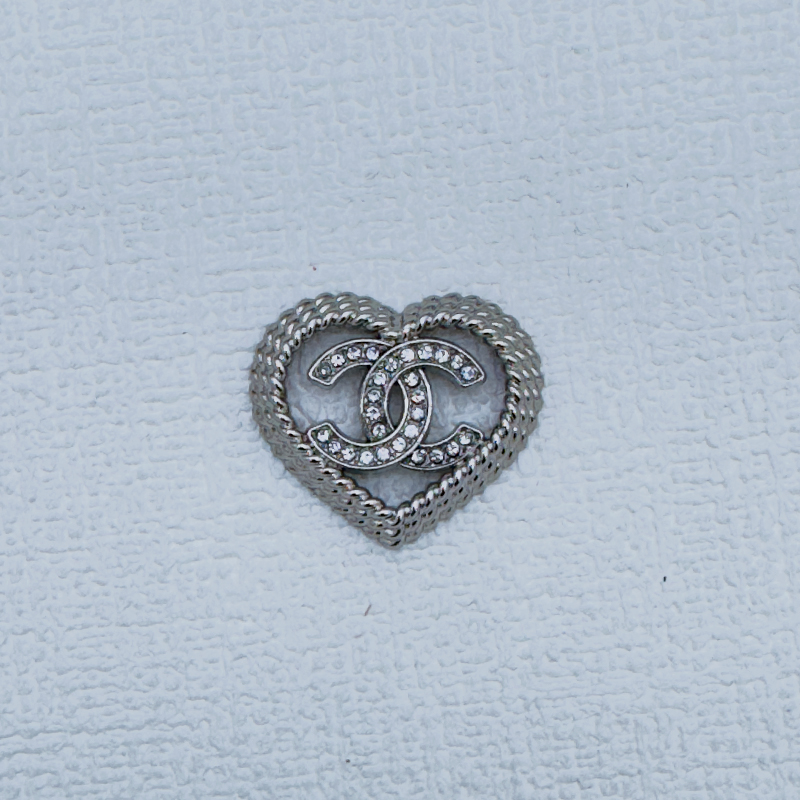 C-Love Shape With Diamonds 30MM*26MM