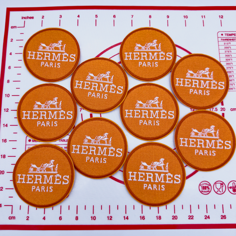 H- Orange Round Shape Patch