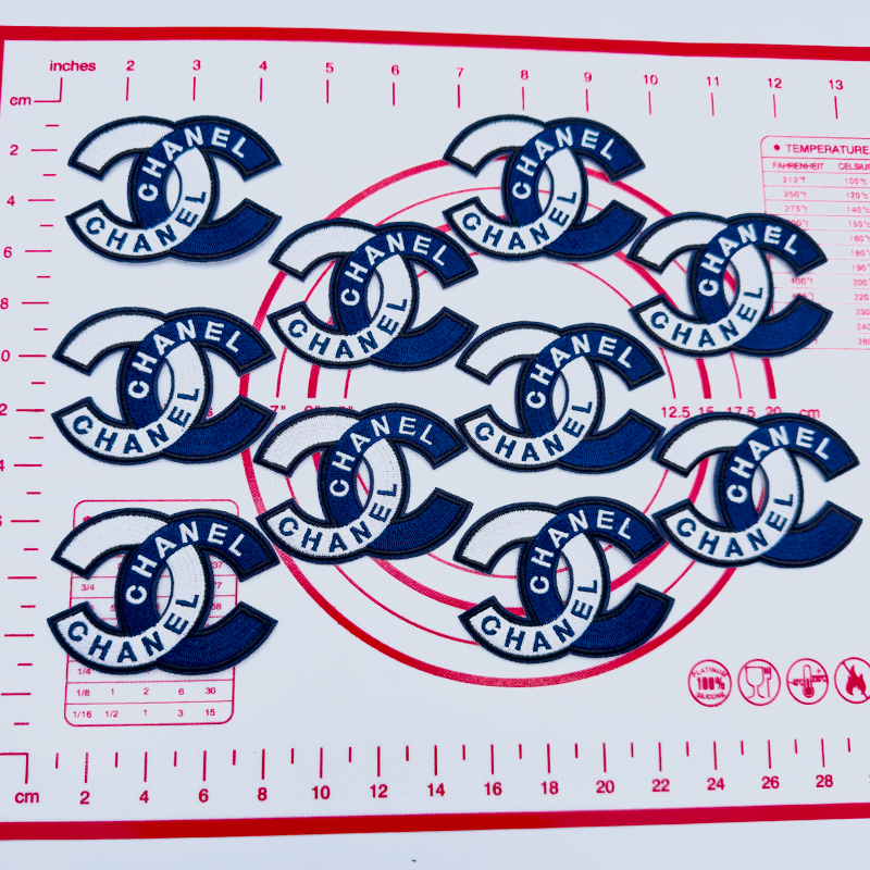 C-Blue And White Patch