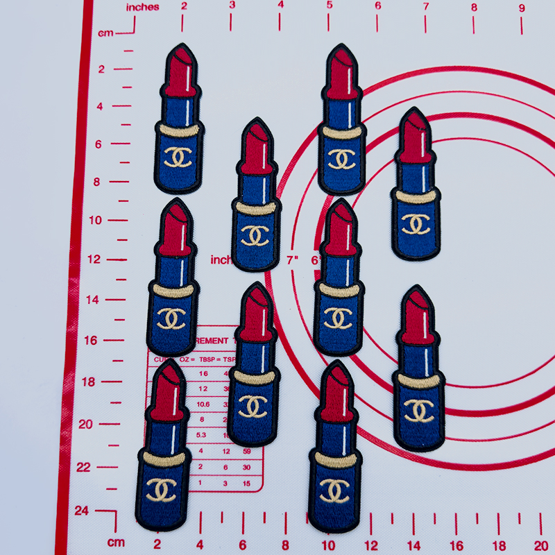 C-2 Blue Lipstick Shape Patch