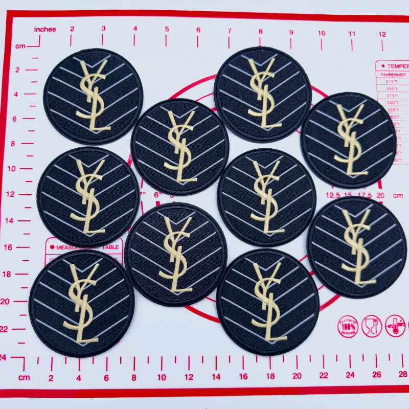 Y-  Black Round Shape Patch