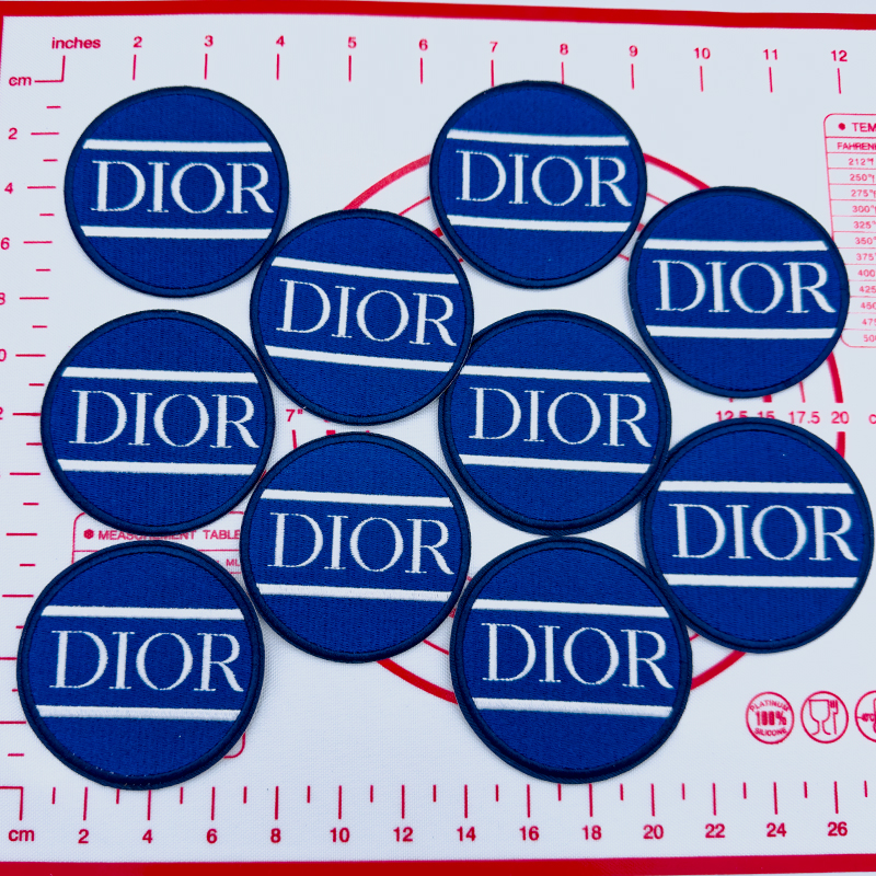 D-Blue Round Shape Patch