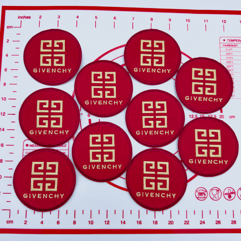 G- Red Round Shape Patch