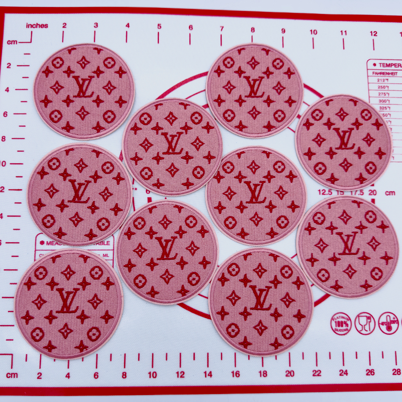 L- Pink Round Shape Patch