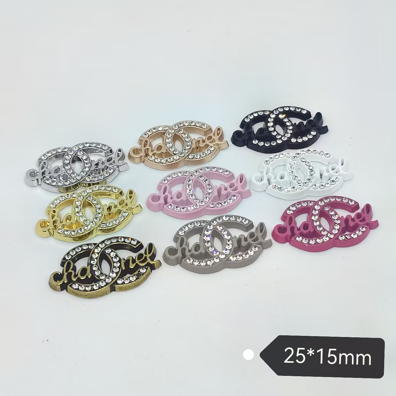 CC with letters in the middle 25MM*15MM