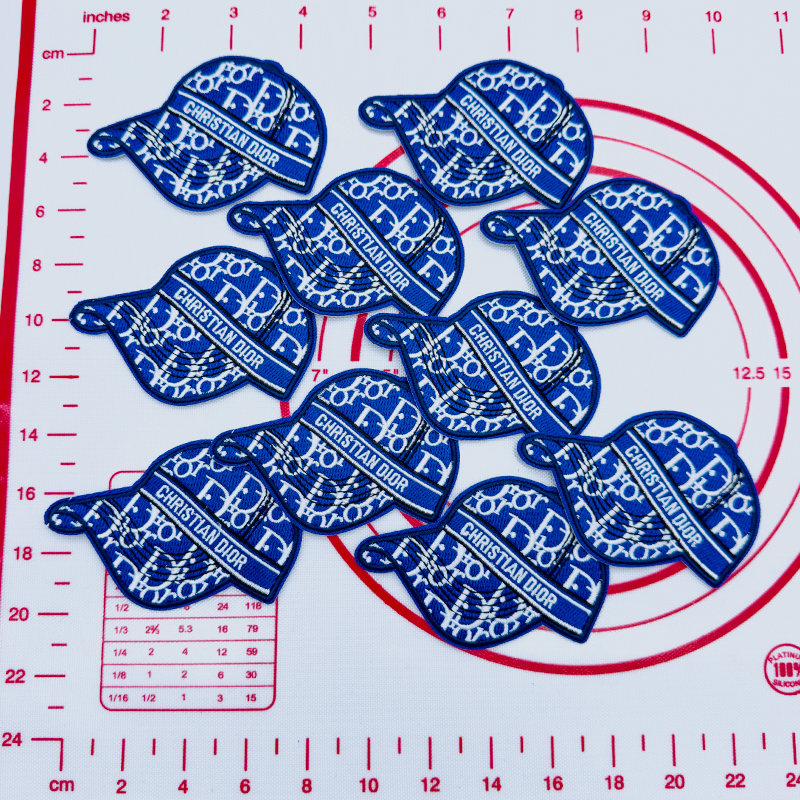 D- Blue Cat Shape Patch