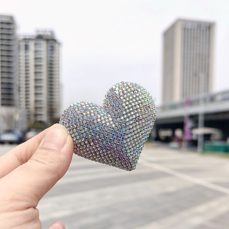 Love  Shape With With Diamonds 60MM*50MM